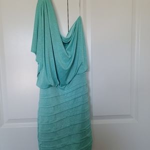 B.Darlin dress, seafoam, worn once, Size: 9/10.
